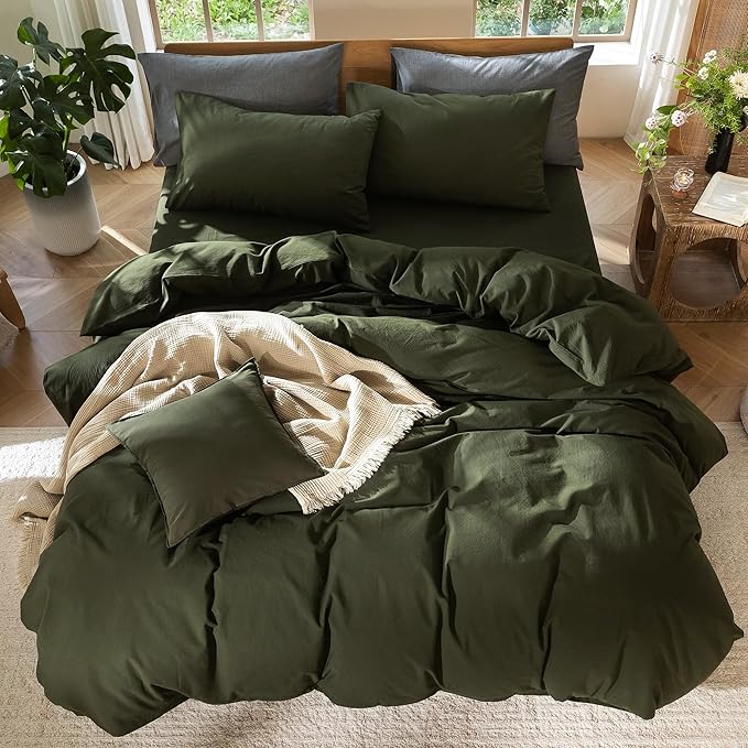 Linen Duvet Cover Set - Full