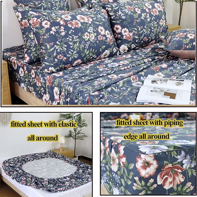 Bed Sheet Set - Queen - 4 Piece