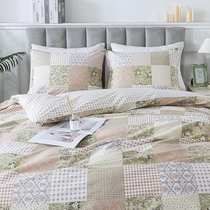 100% Cotton Duvet Cover Set - Queen - 3 Piece
