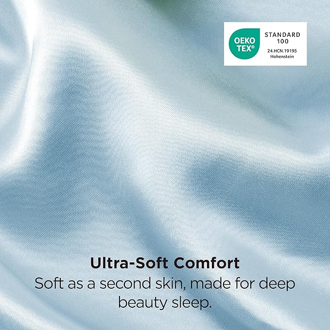 Satin Pillowcase Set - King - 20 x 36 in - 2 Piece