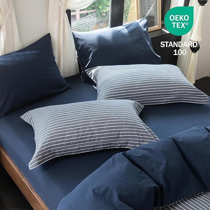 Linen Duvet Cover Set - Queen