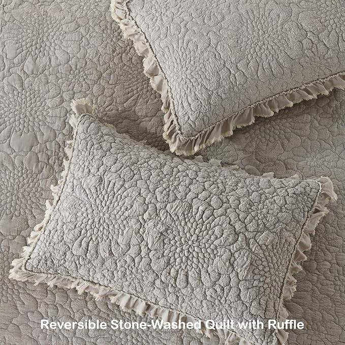 Microfiber Quilt Set - Twin - 2 Piece