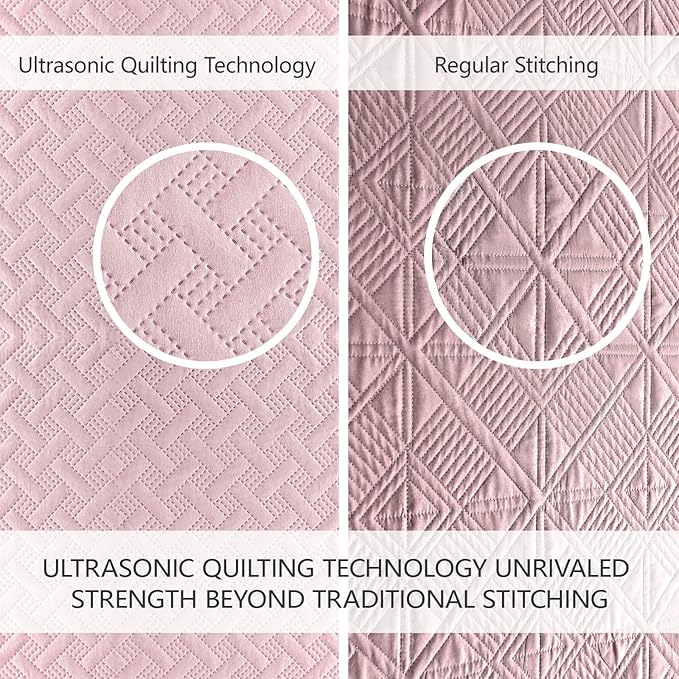Microfiber Quilt Set - Queen