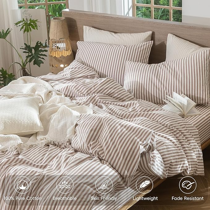 Linen Duvet Cover Set - Queen