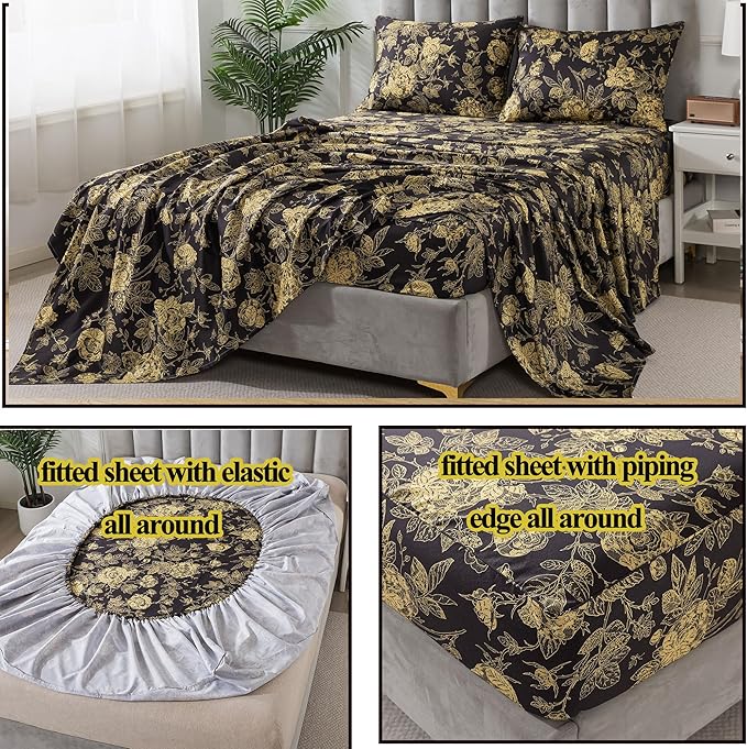Bed Sheet Set - Twin - 4 Piece