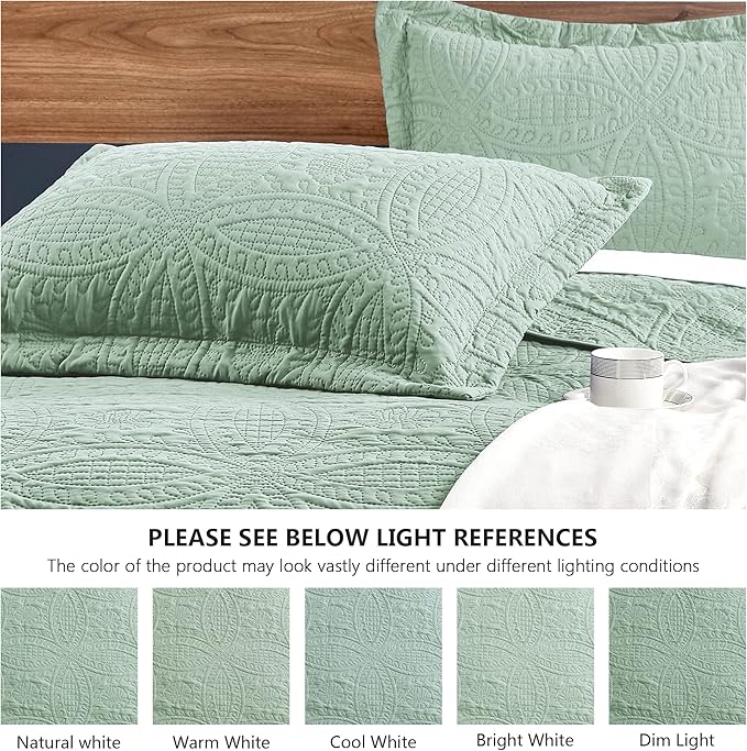Quilt Set - King - 3 Piece