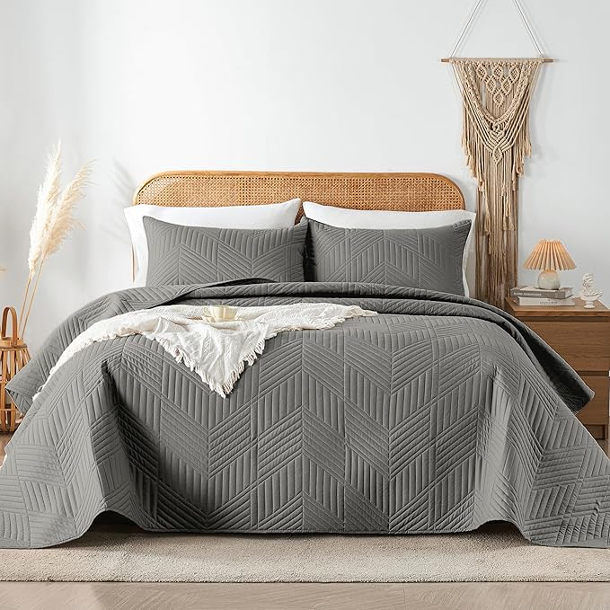 Microfiber Quilt Set - Twin