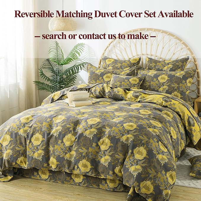 100% Cotton Bed Sheet Set - King - 4 Piece