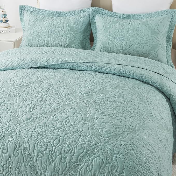 Microfiber Quilt Set - King