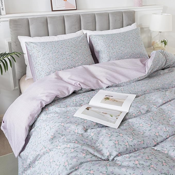 100% Cotton Duvet Cover Set - Queen - 3 Piece