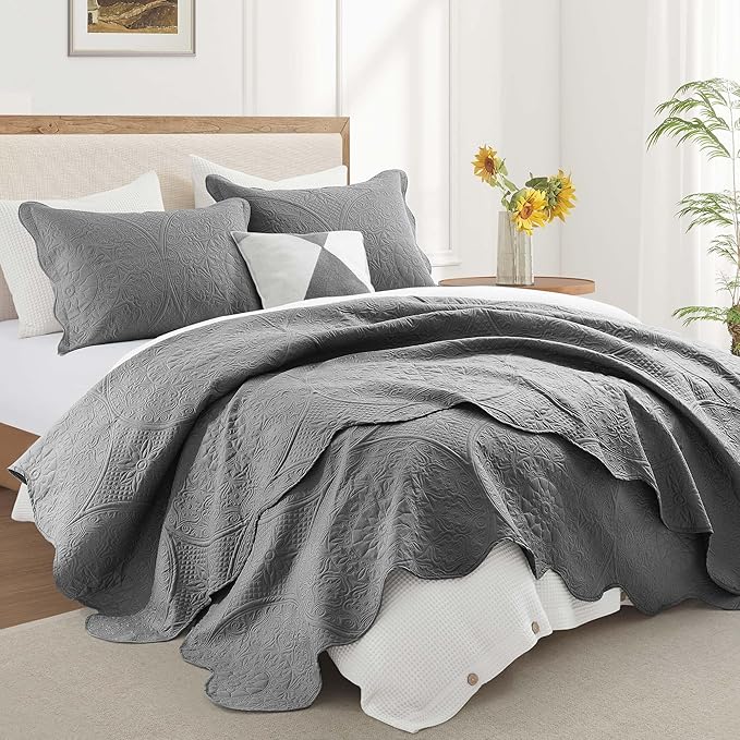 Microfiber Quilt Set - King - 8 Pack