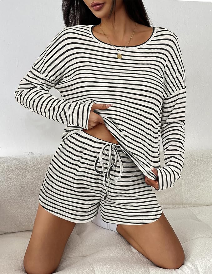 Shorts Pajama Set - Long Sleeve - 3 Piece