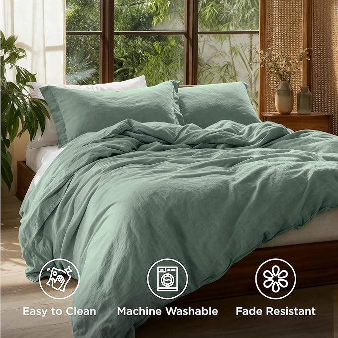 Linen Duvet Cover Set - King