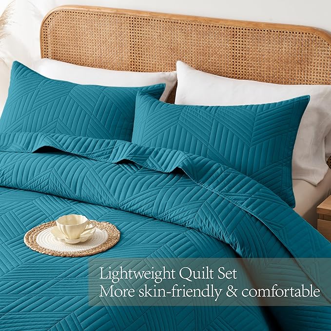 Microfiber Quilt Set - King