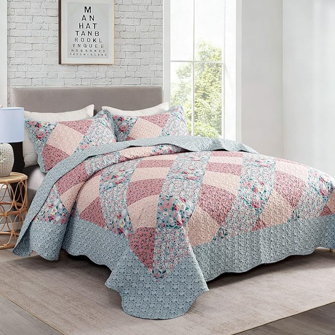 Quilt Set - Queen - 3 Piece