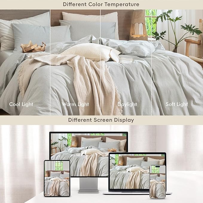 Linen Duvet Cover Set - Full