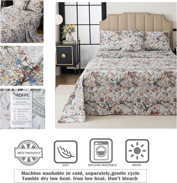 Bed Sheet Set - Twin XL - 4 Piece