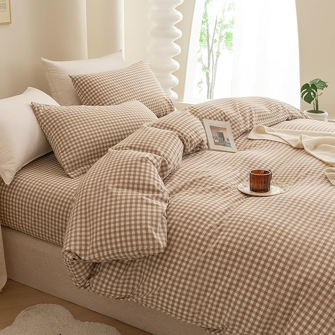 Linen Duvet Cover Set - Queen - 3 Piece