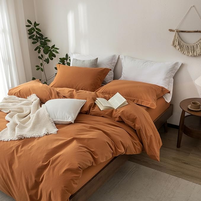 Linen Duvet Cover Set - Queen