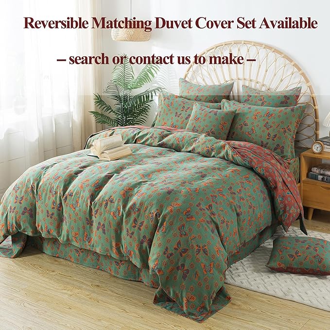 100% Cotton Bed Sheet Set - King - 4 Piece