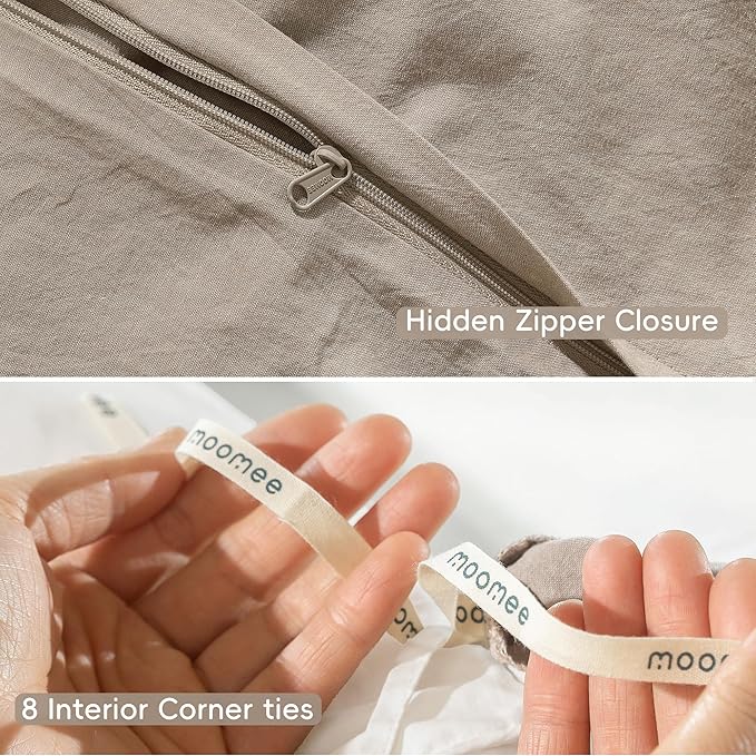 Linen Duvet Cover Set - Full