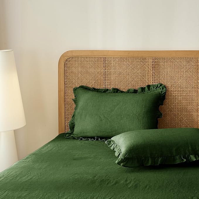 Linen Duvet Cover Set - Twin - 2 Piece