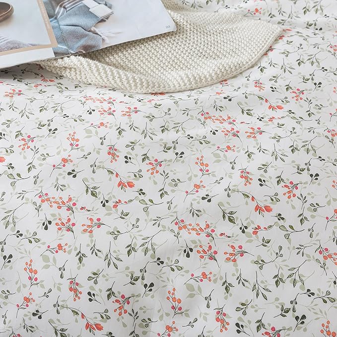 100% Cotton Duvet Cover Set - King - 3 Piece