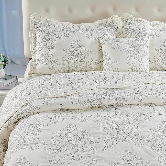 Microfiber Quilt Set - 4 Piece