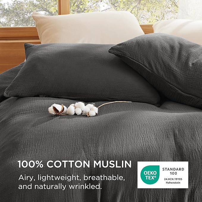 Linen Duvet Cover Set - King