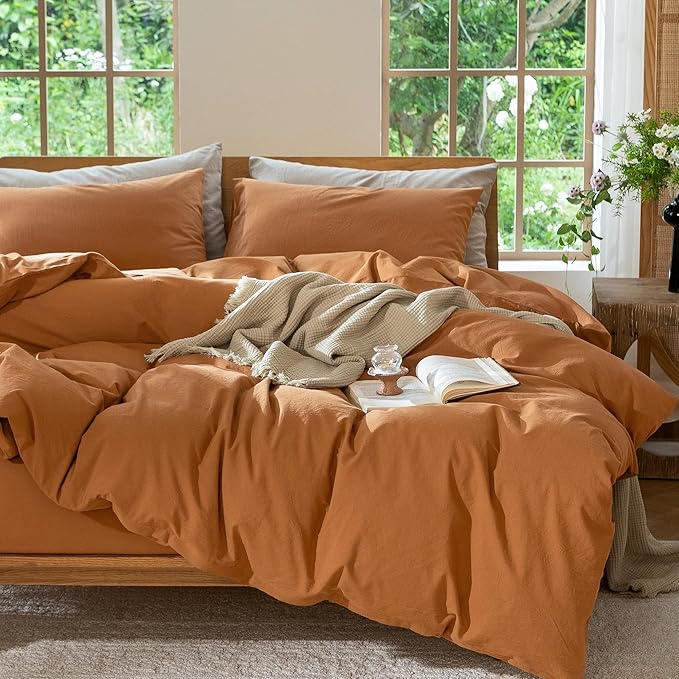 Linen Duvet Cover Set - Queen