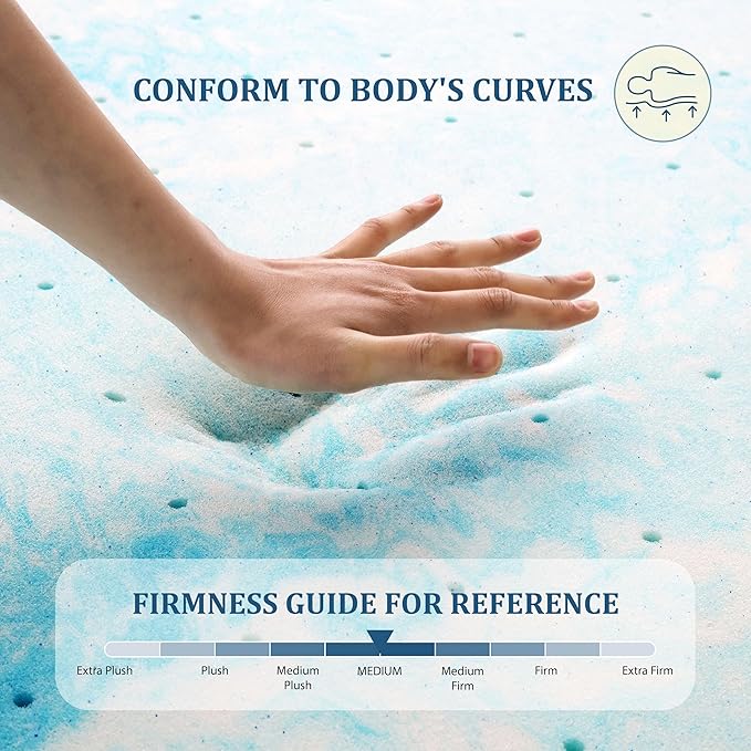 Memory Foam Mattress Topper - Full