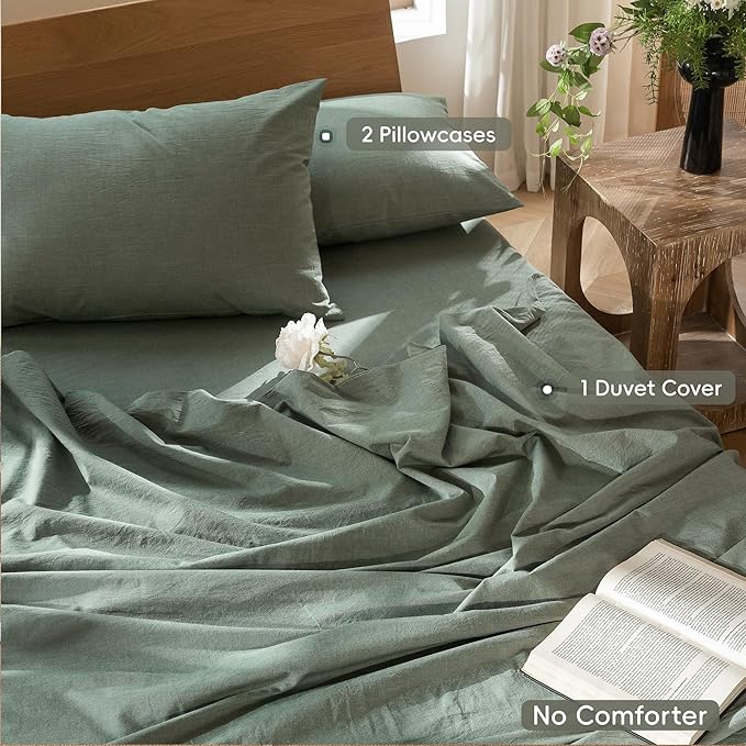 Linen Duvet Cover Set - King