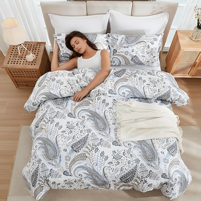 100% Cotton Duvet Cover Set - Twin - 2 Piece