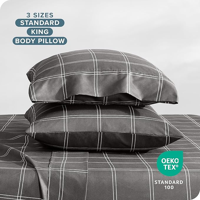 Microfiber Cooling Pillowcase Set - Queen - 2 Pack - 2 Piece