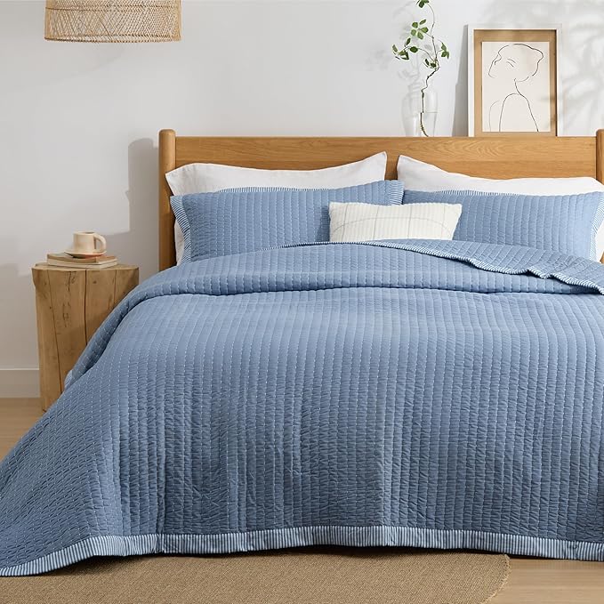 Microfiber Quilt Set - Twin - 2 Piece