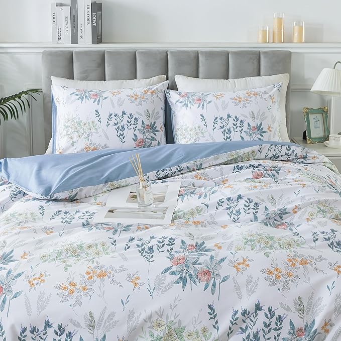 100% Cotton Duvet Cover Set - Queen - 3 Piece