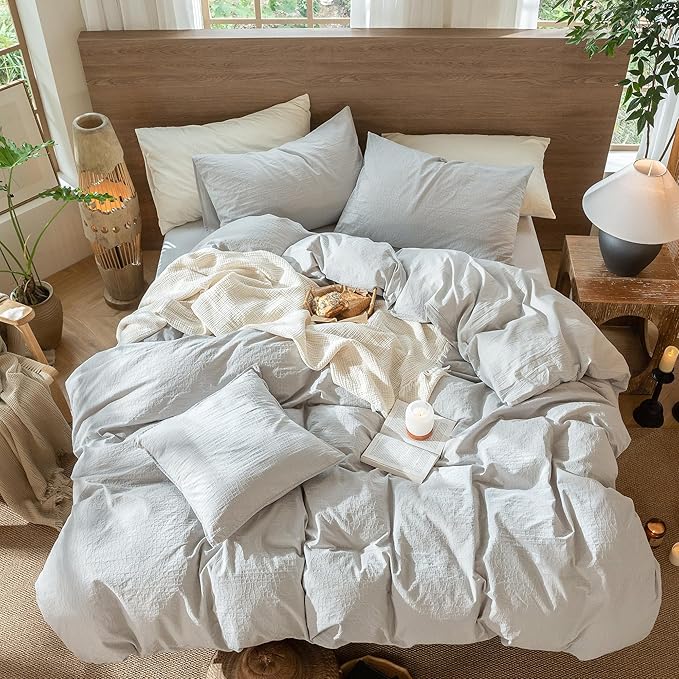 Linen Duvet Cover Set - Queen