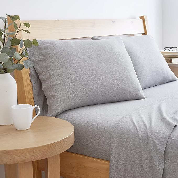 Jersey Bed Sheet Set - King - 4 Piece