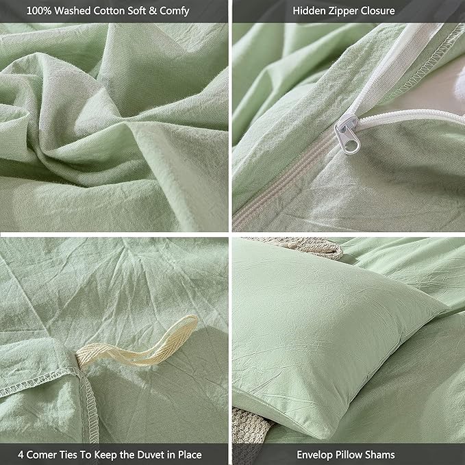Linen Duvet Cover Set - King