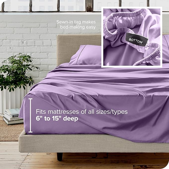 Microfiber Bed Sheet Set - Twin - 3 Piece
