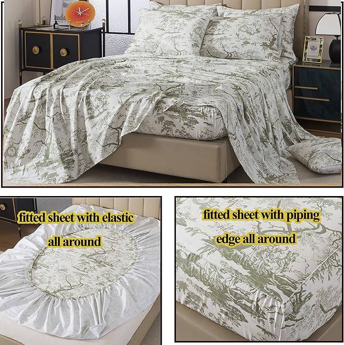 Bed Sheet Set - Queen - 4 Piece