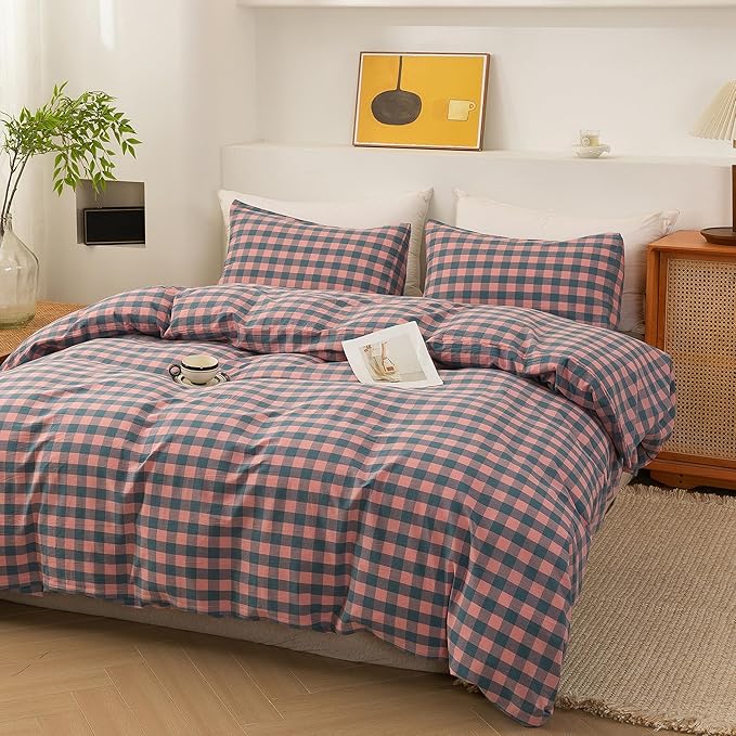 Linen Duvet Cover Set - King - 3 Piece