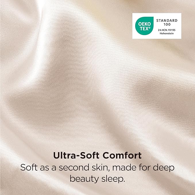 Satin Pillowcase Set - King - 20 x 36 in - 2 Piece