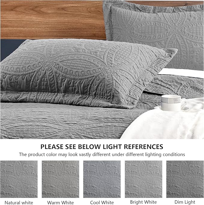 Quilt Set - King - 3 Piece