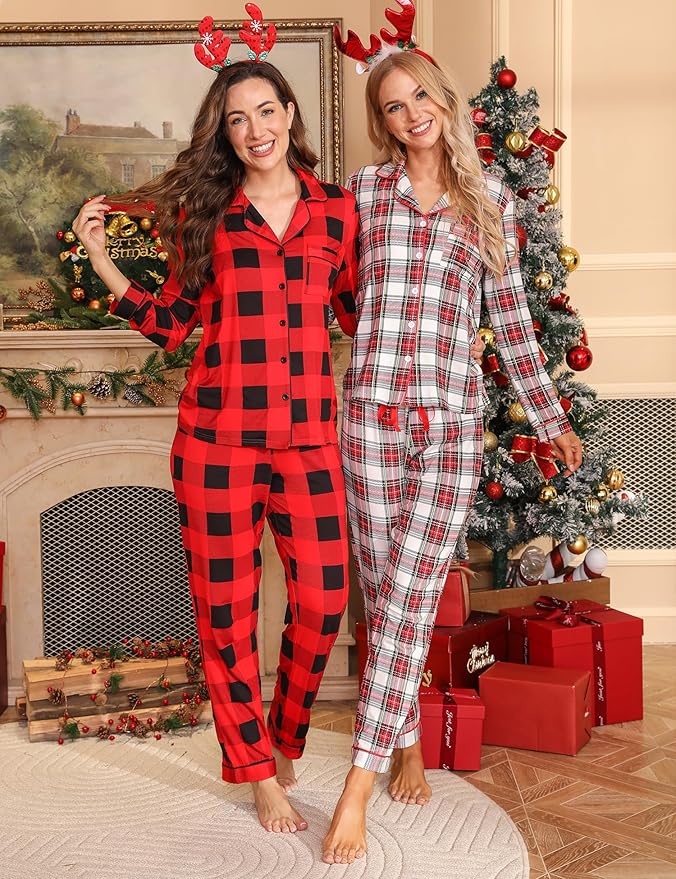Women's Pants Pajama Set - Long Sleeve - 2 Piece