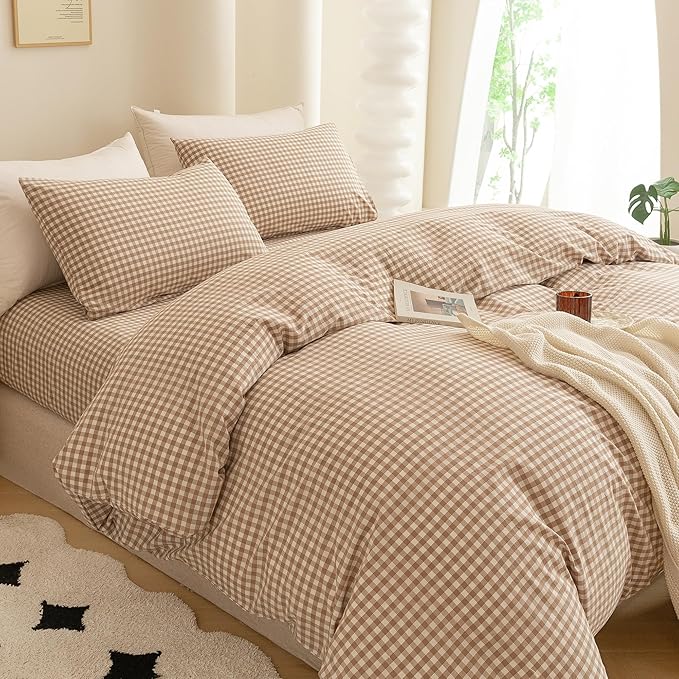 Linen Duvet Cover Set - Queen - 3 Piece