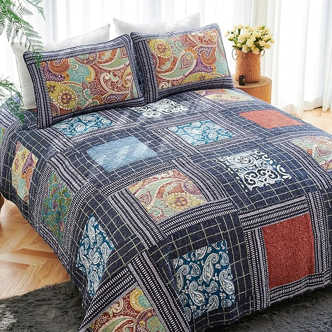 100% Cotton Quilt Set - King