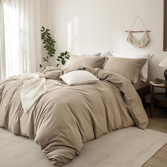 Linen Duvet Cover Set - Queen