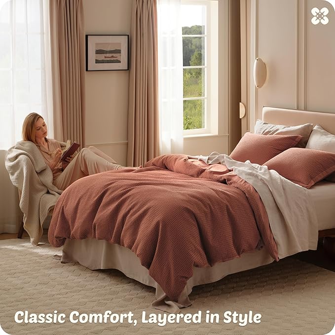 100% Cotton Duvet Cover Set - Queen - 3 Piece
