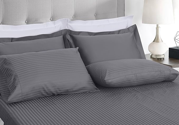 100% Cotton Cooling Bed Sheet Set - Queen - 4 Piece